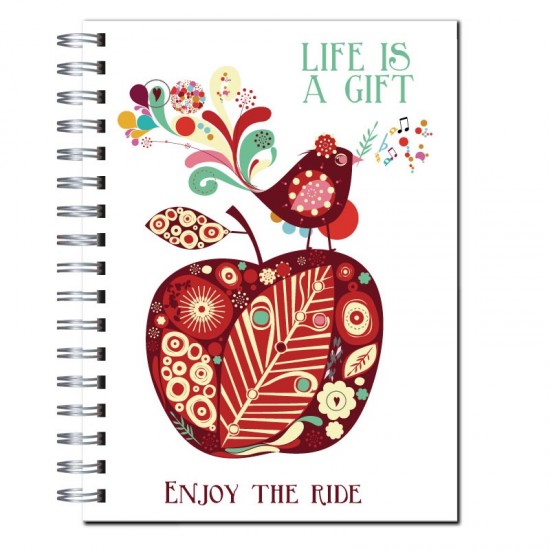Cuaderno tapa dura Modelo 1004 "Life is a gift"