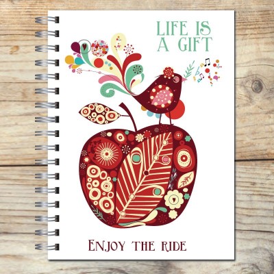 Cuaderno tapa dura Modelo 1004 "Life is a gift": tapa