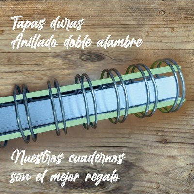 Cuaderno tapa dura Modelo 1005 "Love": anillado