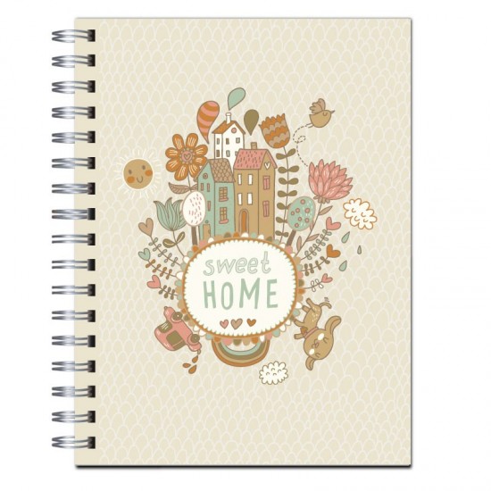 Cuaderno tapa dura Modelo 1006 "Sweet home"