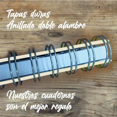 Cuaderno tapa dura Modelo 1006 "Sweet home": anillado