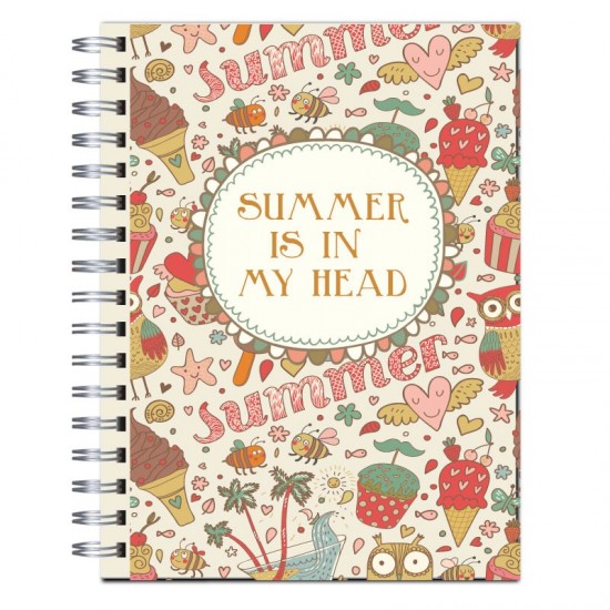 Cuaderno tapa dura Modelo 1008 "Summer in my head"