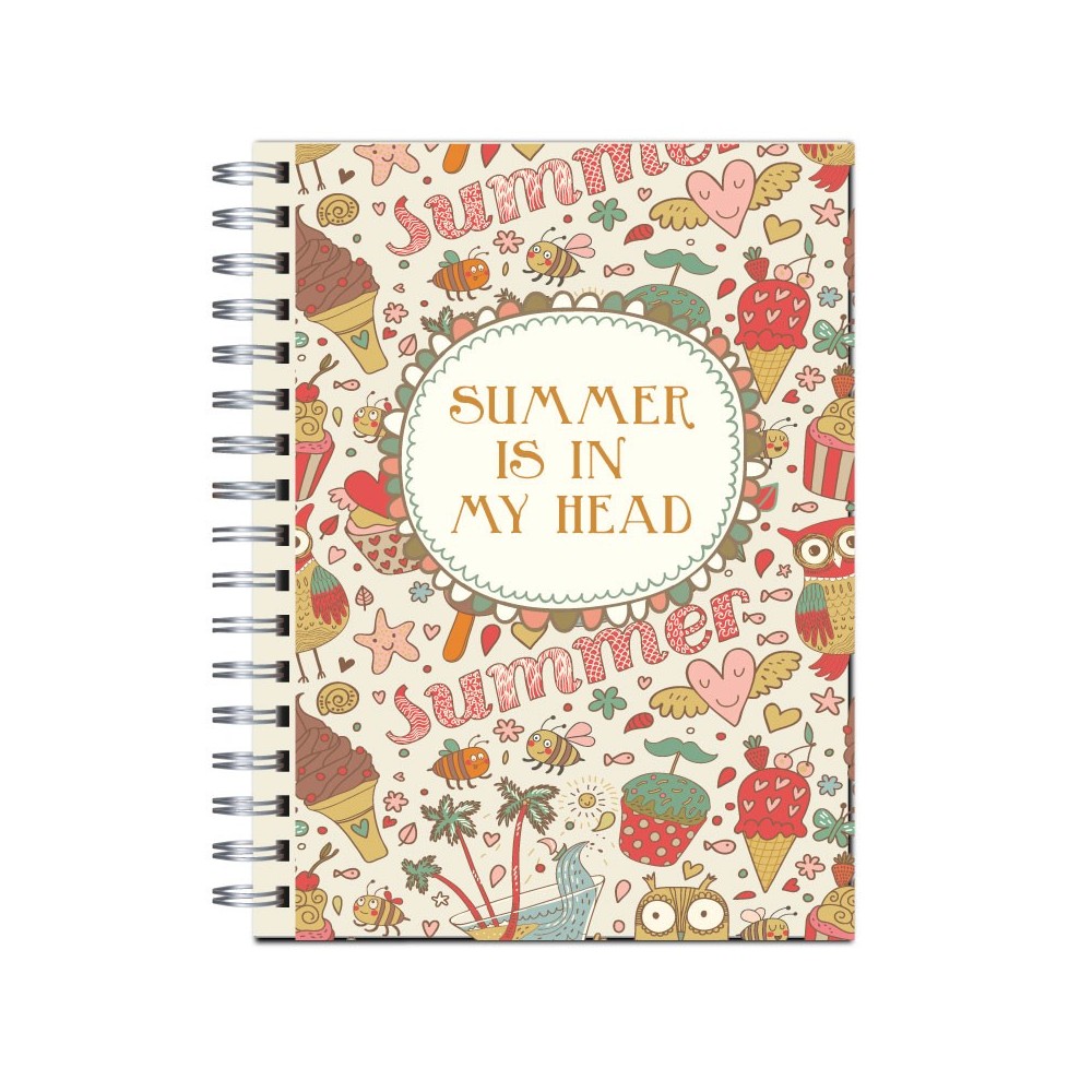 Cuaderno tapa dura Modelo 1008 "Summer in my head"