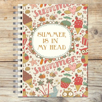 Cuaderno tapa dura Modelo 1008 "Summer in my head"