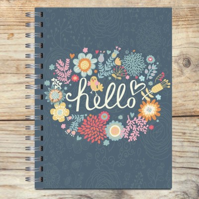Cuaderno tapa dura Modelo 1009 "Hello": tapa