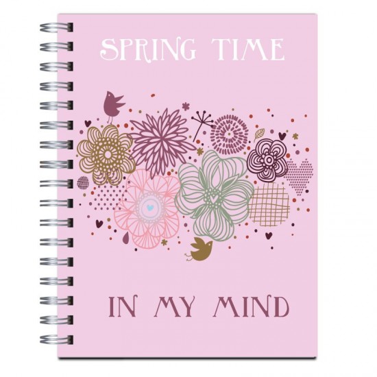 Cuaderno tapa dura Modelo 1012 "Spring time"