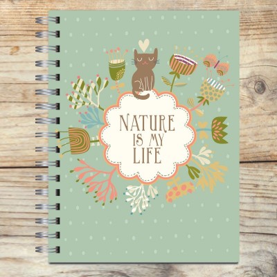 Cuaderno tapa dura Modelo 1014 " Nature is my life": tapa