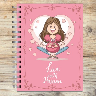 Cuaderno tapa dura Modelo 1017 "Live with passion": tapa