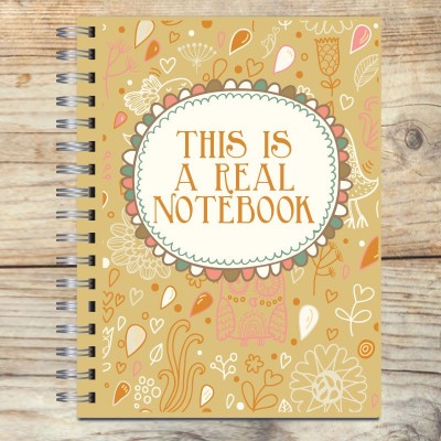 Cuaderno tapa dura Modelo 1023 "This is a real notebook": tapa