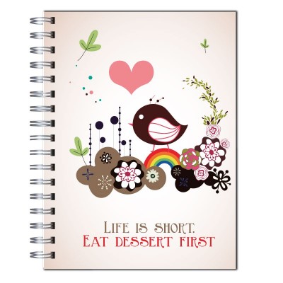 Cuaderno tapa dura Modelo 1025 "Life is short"