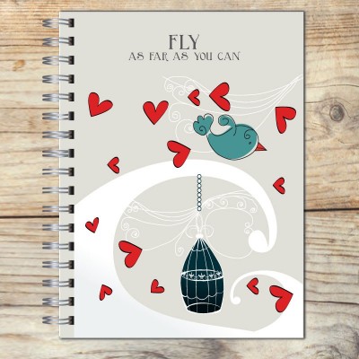 Cuaderno tapa dura Modelo 1028 "Set yourself free": tapa