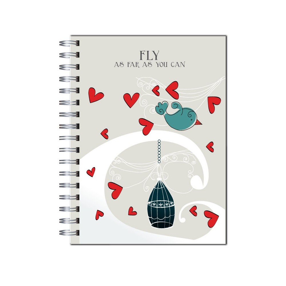 Cuaderno tapa dura Modelo 1028 "Set yourself free"