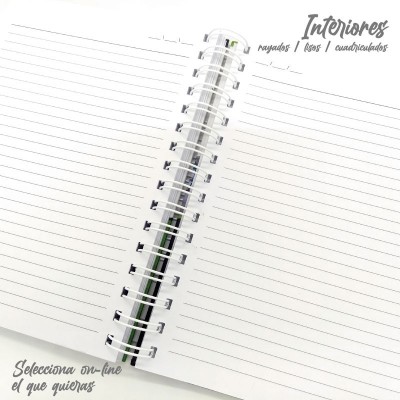 Cuaderno tapa dura Modelo 1034 "This is the real animal print": interiores