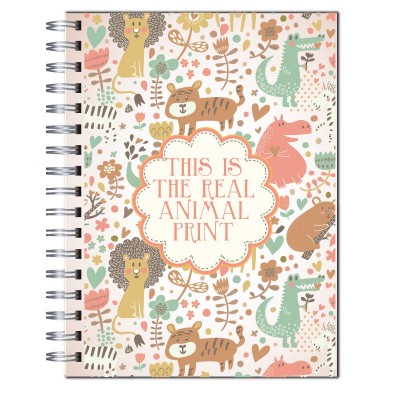 Cuaderno tapa dura Modelo 1034 "This is the real animal print"
