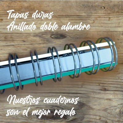 Cuaderno tapa dura Modelo 1037 "I like reading": anillado