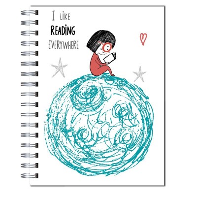 Cuaderno tapa dura Modelo 1037 "I like reading"