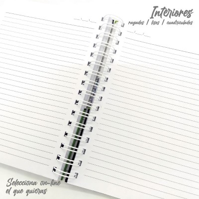 Cuaderno tapa dura Modelo 1040 "We were born" : interiores