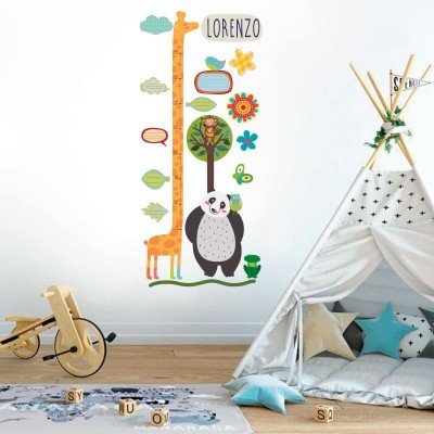 Medidor altura 7001 para pared infantil en vinilo autoadhesivo troquelado.