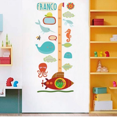 Medidor altura 7008 para pared infantil en vinilo autoadhesivo troquelado.