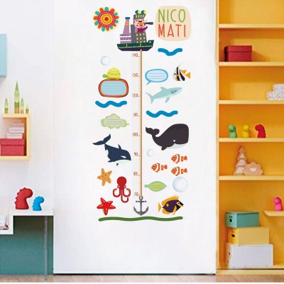 Medidor altura 7009 para pared infantil en vinilo autoadhesivo troquelado.