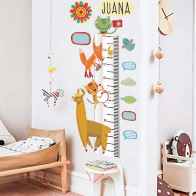 Medidor altura 7010 para pared infantil en vinilo autoadhesivo troquelado.