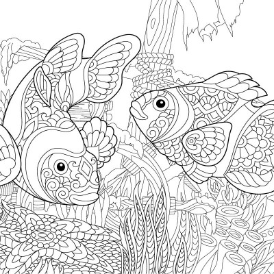 Lámina para colorear de 120 x 80 cms. en lona o film fotográfico. Mod. 7001