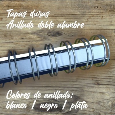 Agenda tapa dura mod. 5101 "Love": anillado