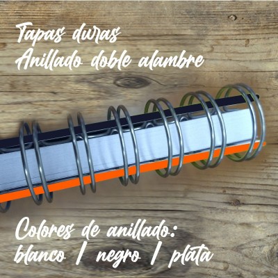 Agenda tapa dura mod. 5108 "Follow your dreams": anillado