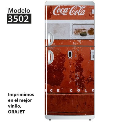 Vinilo para heladeras modelo 3502  "Coke dispenser"