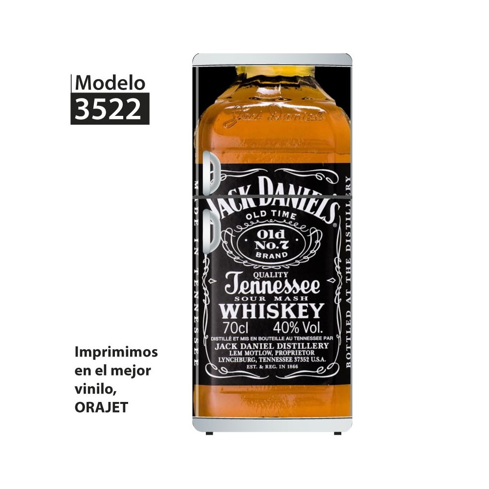 Vinilo para heladeras modelo 3522 "Jack Daniels 2" Vinilo para heladeras modelo 3522 "Jack Daniels 2"