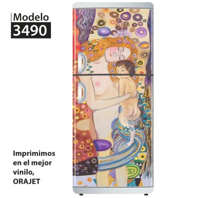 Vinilo para heladeras modelo 3490  "Maternidad"