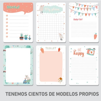 Anotadores A6 x 50 hojas x 100 unidades