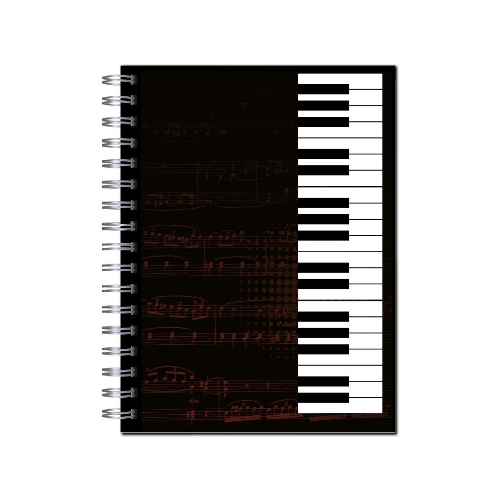 cuaderno pentagramado A4 tapa dura 7150