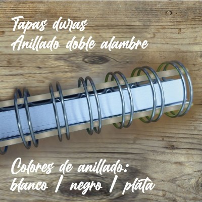 Cuaderno tapa dura Modelo 1053 "Magic Book": anillado