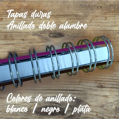 Cuaderno tapa dura Modelo 996 "Violet Mandala": anillado