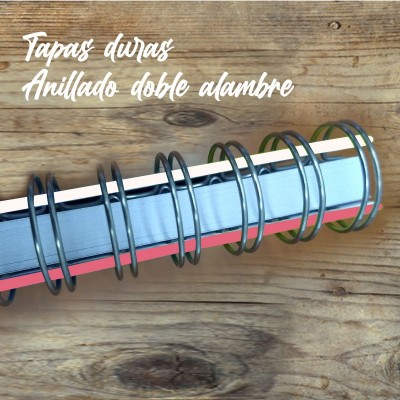 Cuaderno tapa dura Modelo 995 "Paris": anillado