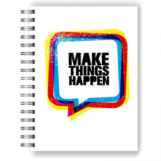 Cuaderno tapa dura Modelo 990 "Make things happen"