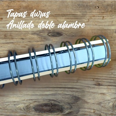 Cuaderno tapa dura Modelo 990 "Make things happen": anillados