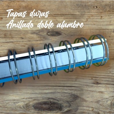 Cuaderno tapa dura Modelo 988 "Argentina": anillados