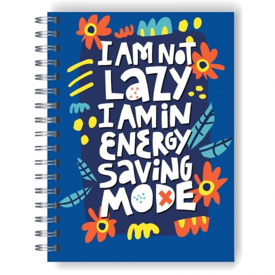 Cuaderno tapa dura Modelo 985 "I am not lazy"