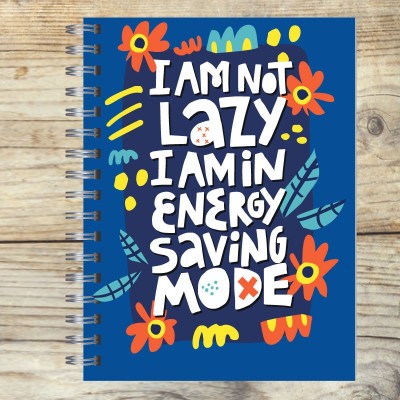 Cuaderno tapa dura Modelo 985 "I am not lazy": tapa