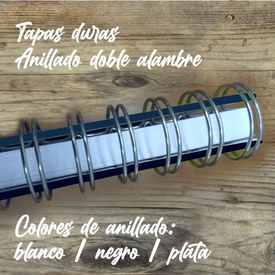 Cuaderno tapa dura Modelo 985 "I am not lazy": anillado