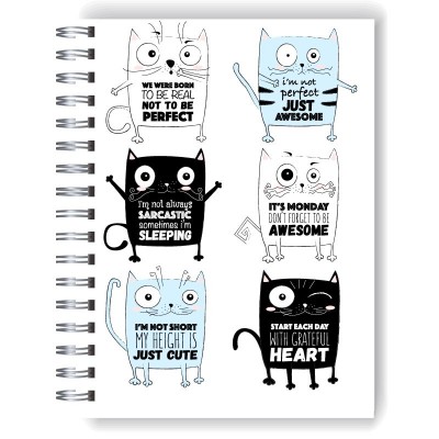 Cuaderno tapa dura Modelo 982 "Cats"