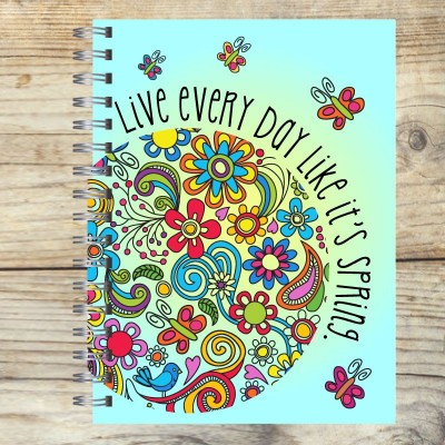 Cuaderno tapa dura Modelo 978 "Live everyday": tapa