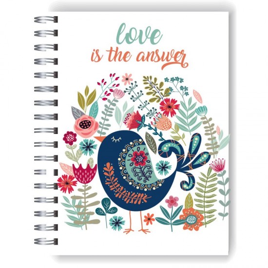 Cuaderno tapa dura Modelo 977 "Love is the answer"