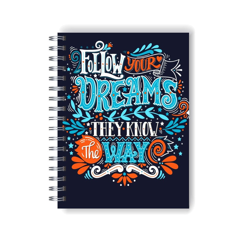 Cuaderno tapa dura Modelo 971 "Follow your dreams"