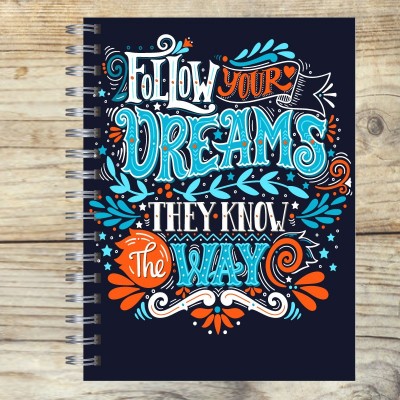 Cuaderno tapa dura Modelo 971 "Follow your dreams": tapa