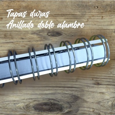 Cuaderno tapa dura Modelo 970 "Frida": anillado