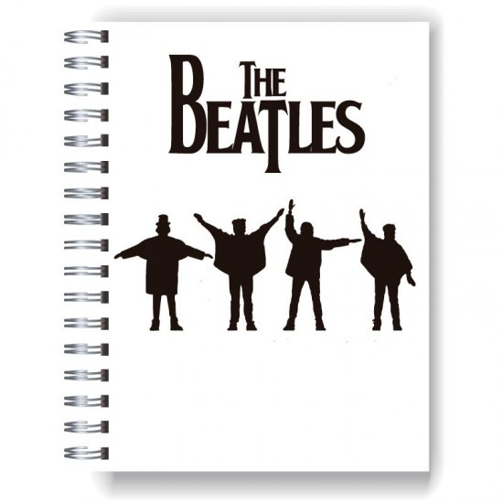 Cuaderno A4 tapa dura pentagramado 7158 "Beatles drawing"