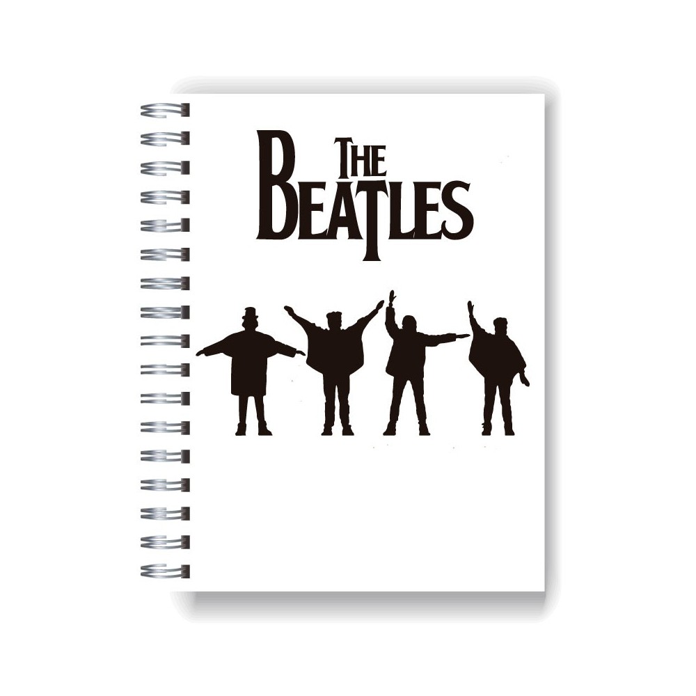 Cuaderno A4 tapa dura pentagramado 7158 "Beatles drawing"